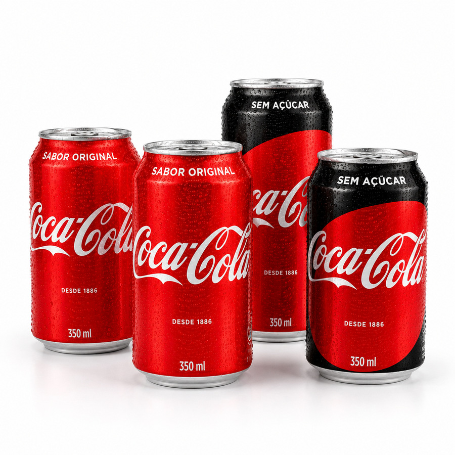 Coca-Cola em lata para estabelecimentos — TICO Distribuidora